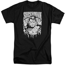Superman - Mens Super Metal Tall T-Shirt