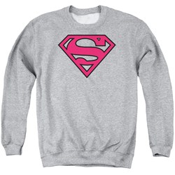 Superman - Mens Red &Amp; Black Shield Sweater