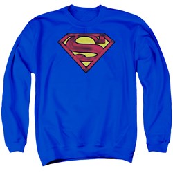 Superman - Mens Charcoal Shield Sweater