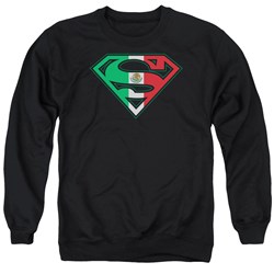 Superman - Mens Mexican Flag Shield Sweater
