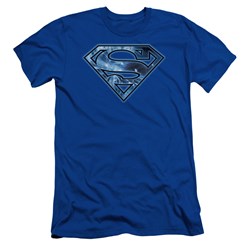 Superman - Mens On Ice Shield Slim Fit T-Shirt