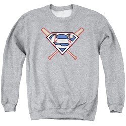 Superman - Mens Crossed Bats Sweater