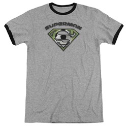 Superman - Mens Soccer Shield Ringer T-Shirt