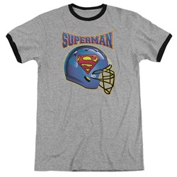 Superman - Mens Helmet Ringer T-Shirt