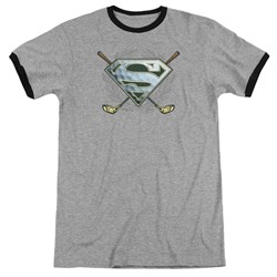 Superman - Mens Fore! Ringer T-Shirt