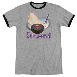 Superman - Mens Hockey Stick Ringer T-Shirt