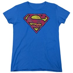 Superman - Womens Action Shield T-Shirt