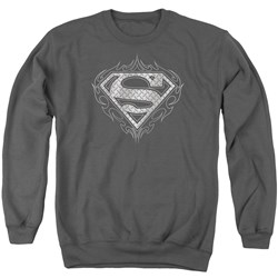 Superman - Mens Tribal Steel Logo Sweater