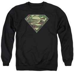 Superman - Mens Camo Logo Sweater