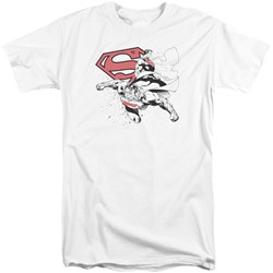 Superman - Mens Double The Power Tall T-Shirt