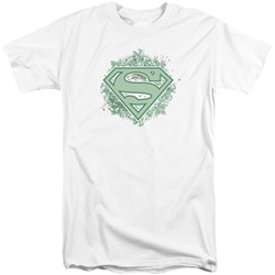 Superman - Mens Ornate Shield Tall T-Shirt