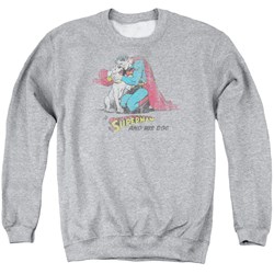 Superman - Mens And His Dog Sweater