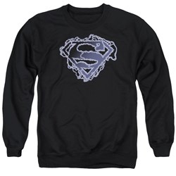 Superman - Mens Electric Supes Shield Sweater
