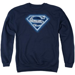Superman - Mens Cyber Shield Sweater