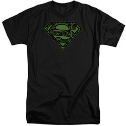 Superman - Mens Circuits Shield Tall T-Shirt