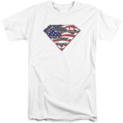 Superman - Mens All American Shield Tall T-Shirt