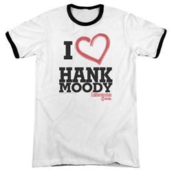 Californication - Mens I Heart Hank Moody Ringer T-Shirt