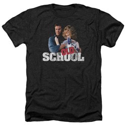 Old School - Mens Frank And Friend Heather T-Shirt