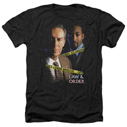 Law And Order - Mens Briscoe And Green Heather T-Shirt