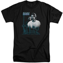 Miami Vice - Mens Looking Out Tall T-Shirt