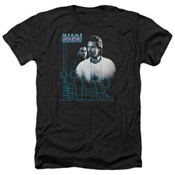 Miami Vice - Mens Looking Out Heather T-Shirt