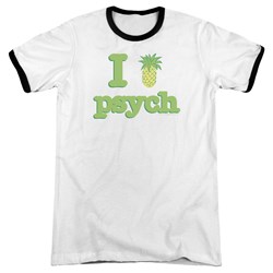Psych - Mens I Like Psych Ringer T-Shirt