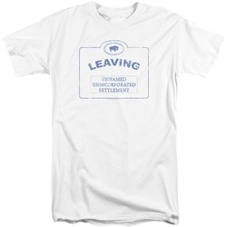 Warehouse 13 - Mens Now Leaving Univille Tall T-Shirt