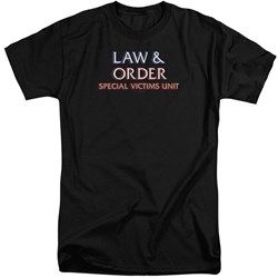 Law And Order SVU - Mens Logo Tall T-Shirt