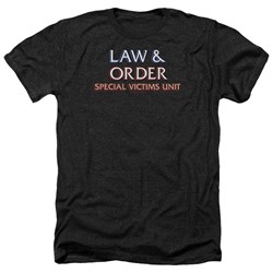 Law And Order SVU - Mens Logo Heather T-Shirt