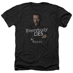 House - Mens Everybody Lies Heather T-Shirt