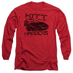 Knight Rider - Mens Kitt Happens Long Sleeve T-Shirt