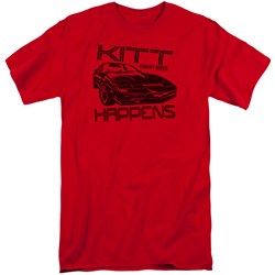 Knight Rider - Mens Kitt Happens Tall T-Shirt