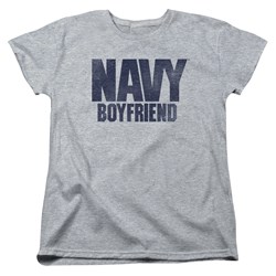 Navy - Womens Boyfriend T-Shirt