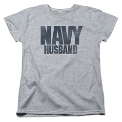 Navy - Womens Husband T-Shirt