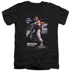 Robocop - Mens Poster V-Neck T-Shirt
