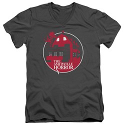 Amityville Horror - Mens Red House V-Neck T-Shirt