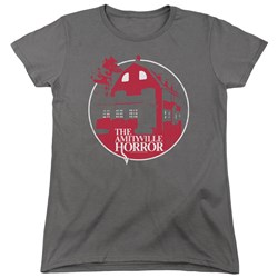 Amityville Horror - Womens Red House T-Shirt