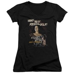 Army Of Darkness - Juniors Reeeal Ugly! V-Neck T-Shirt