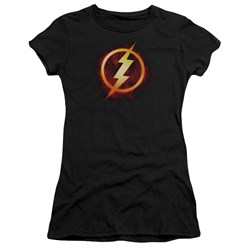 Justice League - Juniors Flash Title T-Shirt