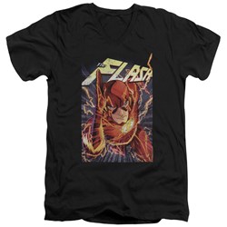 Justice League - Mens Flash One V-Neck T-Shirt