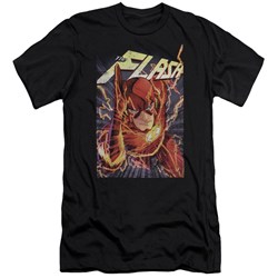 Justice League - Mens Flash One Premium Slim Fit T-Shirt
