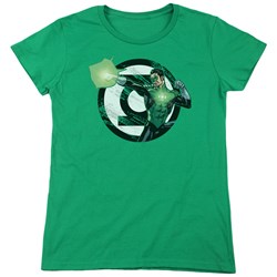 Justice League - Womens Blasting Logo T-Shirt