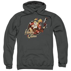 Justice League - Mens Harley Bomber Pullover Hoodie