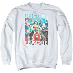 Justice League - Mens Hall Of Justice Sweater