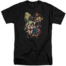 Justice League - Mens Battle Ready Tall T-Shirt