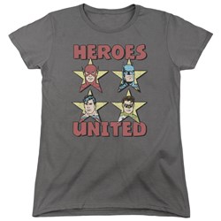Justice League - Womens United Stars T-Shirt