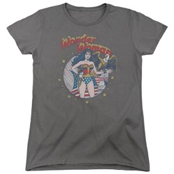 Justice League - Womens At Your Service T-Shirt