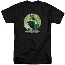 Justice League - Mens Green Static Tall T-Shirt