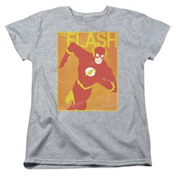 Justice League - Womens Simple Flash Poster T-Shirt