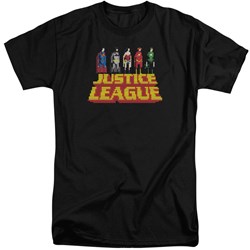 Justice League - Mens Standing Above Tall T-Shirt